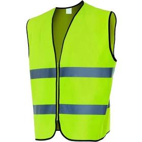 CHALECO ALTA VISIBILIDAD AMARILLO T-XL