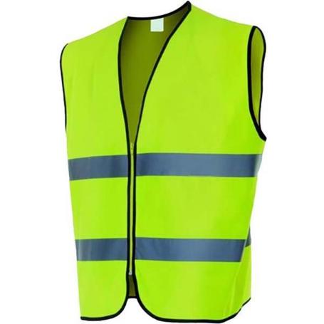 CHALECO ALTA VISIBILIDAD AMARILLO T-XL