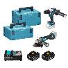 COMBO DGA504Z+DHP492Z+BL1850BX2 5AH DLX2413TJ MAKI