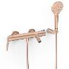 MONOMANDO MURAL ORO ROSA MATE 28117001OPM TRES
