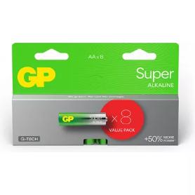 GP PILAS ALCALINAS 8 PILAS AA (LR 06-B8 GP) 1,5V- (G241) GP15A
