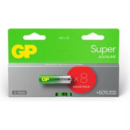 GP PILAS ALCALINAS 8 PILAS AA (LR 06-B8 GP) 1,5V- (G241) GP15A