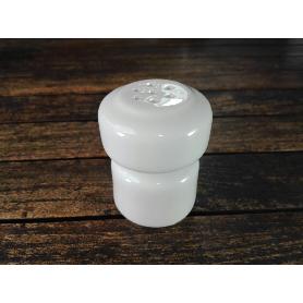 SALERO DE MESA PORCELANA BLANCA 7 CMS 5899 RETRO VINTAGE CIM