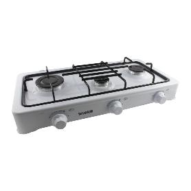 COCINA GAS 3 FUEGOS QUEMADOR ESMALTE 58X30 CM