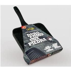 ASADOR LISO PIEDRA 28X28 CM 3608