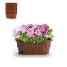 JARDINERA CON PLATO 22X11,5X8,5 CM 11565