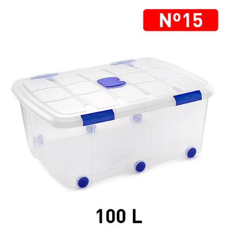 CAJA PLASTICO N15 100 LITROS 11336