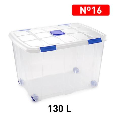 CAJA PLASTICO N16 130 LITROS 11346