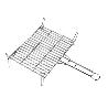 PARRILLA DOBLE GALVANIZADA 30X30 CM