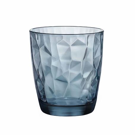 VASOS DOF DIAMOND AZUL 39 CL BANDEJA 6