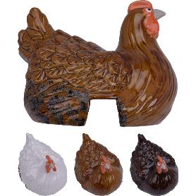 GALLINA LOZA RANURA 17 CM