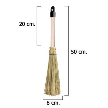 ESCOBA PARA CHIMENEA Y ASCUAS 50 CM.