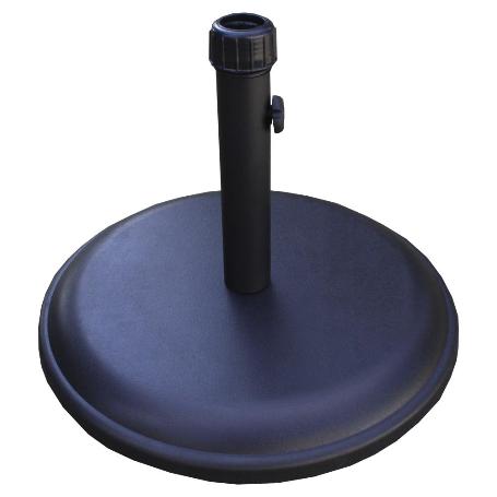 BASE PARASOL 16 KG 38 MM NEGRA