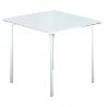 MESA ACERO 80X80 CM  BLANCA COMPAC 4280