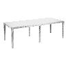 MESA RESINA QUEEN 220X90 CM BLANCA