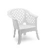 SILLON RESINA LARIO BLANCO