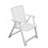 SILLON PLEGABLE RESINA REXI BLANCO