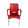 SILLON RESINA ALUMNIO OURIKA ROJO