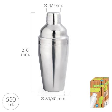 COCTELERA ACERO INOXIDABLE 550ML