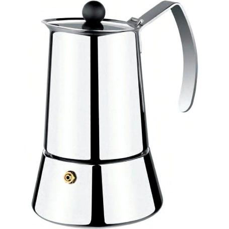 CAFETERA INOXIDABLE INDUCCION ETERNA 4 TAZAS