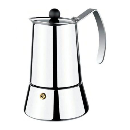 CAFETERA INOXIDABLE INDUCCION ETERNA 6 TAZAS