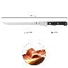 CUCHILLO GRENOBLE JAMONERO HOJA ACERO INOXIDABLE 25 CM. NEGRO