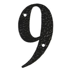 NUMERO 9 -M.4 NEGRO 10CM. DISPLAY