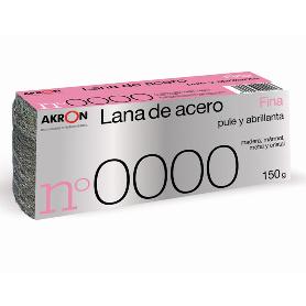 LANA ACERO N.0000 FINA 150GR. BOBINA