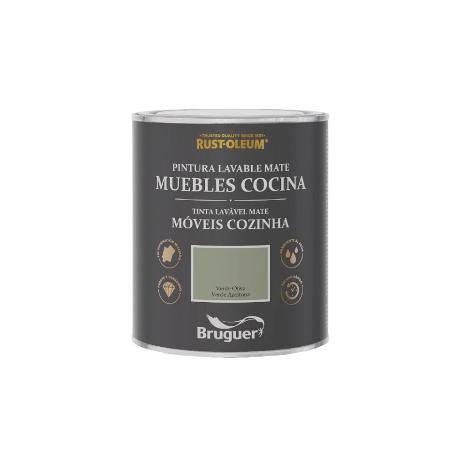 PINTURA COCINAS VERDE OLIVA 0.75L