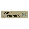 LETRERO LOCAL CLIMATIZADO 165X43 MM