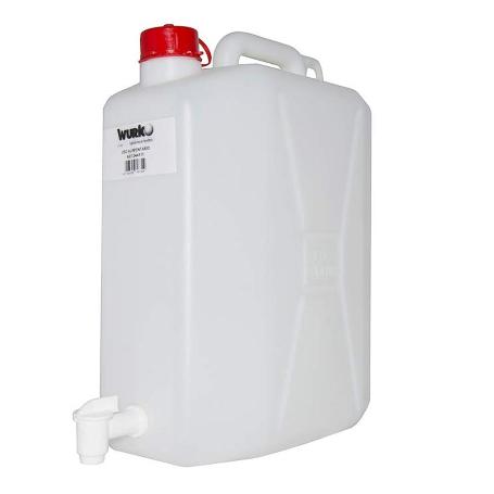 BIDON PLASTICO 20 L CON GRIFO BLANCO