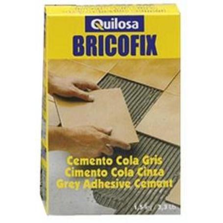 CEMENTO COLA GRIS BRICOFIX 1.5K CAJA