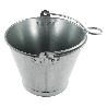 CUBO CHAPA GALVANIZADO ASA ANILLA 20 CM 2 L