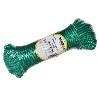 CUERDA PLASTICO 4 MM VERDE ROLLO 20M