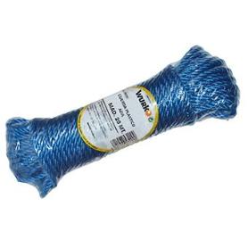 CUERDA PLASTICO 4 MM AZUL ROLLO 20M