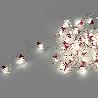 GUIRNALDA LUCES NAVIDAD A PILAS 50 LEDS PAPA NOEL. LUZ FRIA USO INTERNO IP20