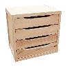 CAJONERA NATURA 370X390X300MM 4 CAJONES