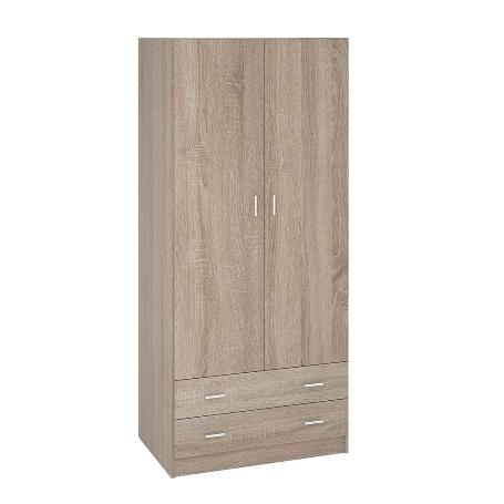 ARMARIO 2 PUERTAS+2C 180X80CM K9459RZ ROBLE