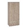 ARMARIO 2 PUERTAS+2C 180X80CM K9459RZ ROBLE