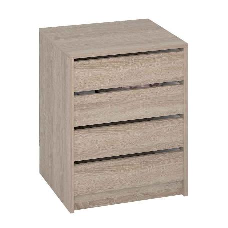 CAJONERA 4 CAJONES 61,4X50CM K9463RZ ROBLE