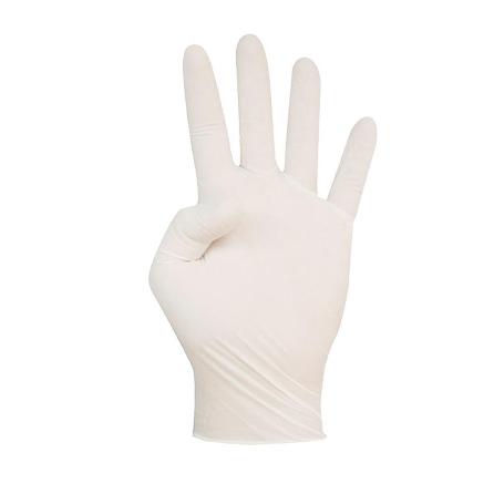 GUANTE LATEX DESECHABLE BLANCO T9-10 - XL CAJA 100