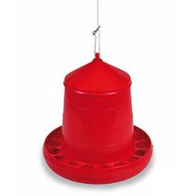 TOLVA PLASTICO AVES 8KG ROJA 37X39