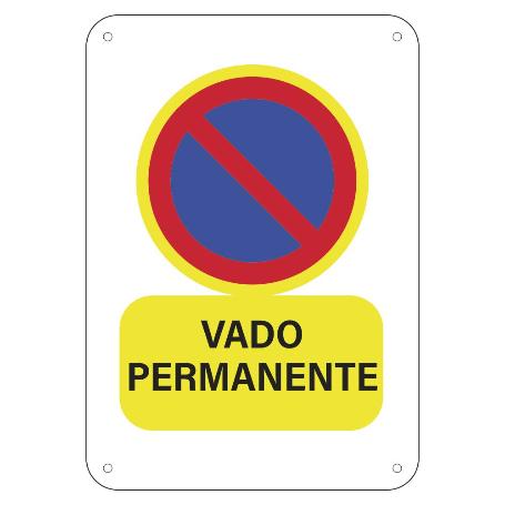 CARTEL OBRA VADO PERMANENTE