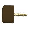 TOPE PUERTA C/TORNILLO MARRON 98092