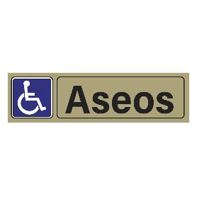 PLACA ADHESIVA -ASEO MINUSVALIDOS-