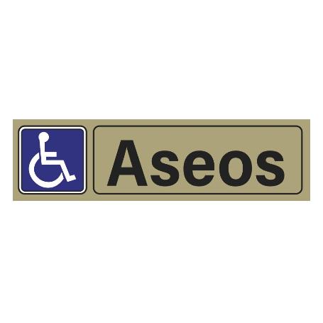 PLACA ADHESIVA -ASEO MINUSVALIDOS-