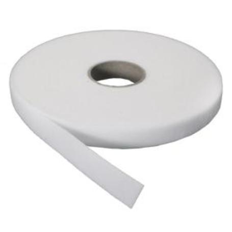 VELCRO HEMBRA ADHESIVO BLANCO 20MM ROLLO 25M