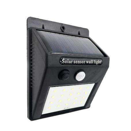 APLIQUE SOLAR 5000K KIRA NEGRO 200 LM