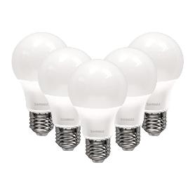 LAMPARAS LED A60 9W E27 LUZ FRIA STANDAR PACK 5