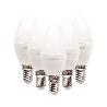 LAMPARAS LED G37 5W E14 LUZ FRIA VELA PACK 5